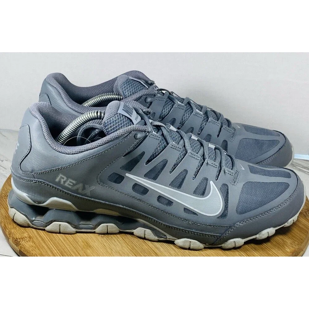 Nike Mens Reax 8 TR Mesh Training Shoes Cool Grey/Wolf Grey Size 11 CW2457-100